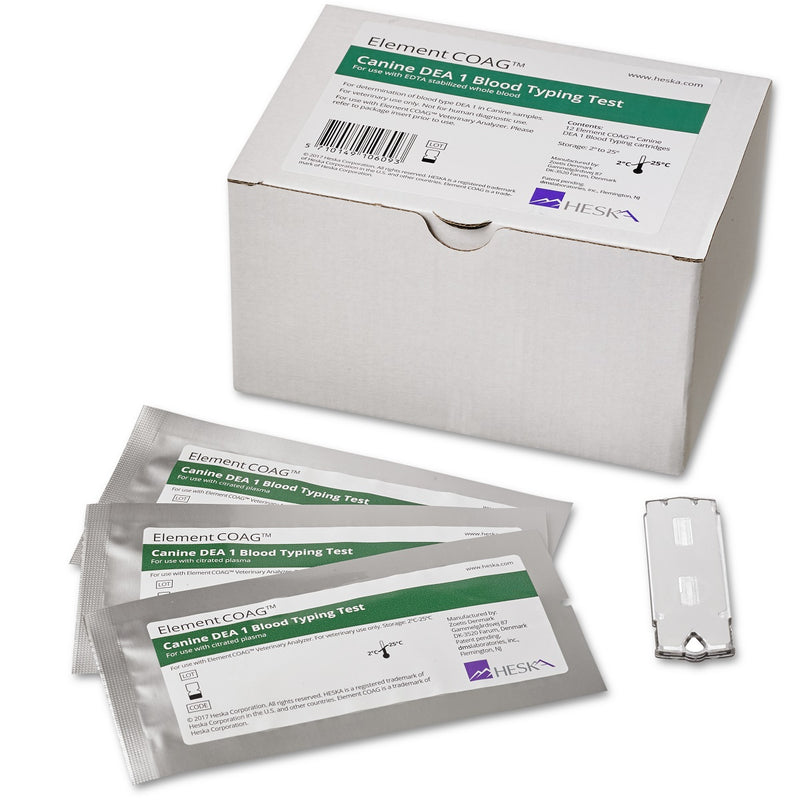Blood Typing Cartridge for Veterinary Use Blood Typing Cartridge for Veterinary Use