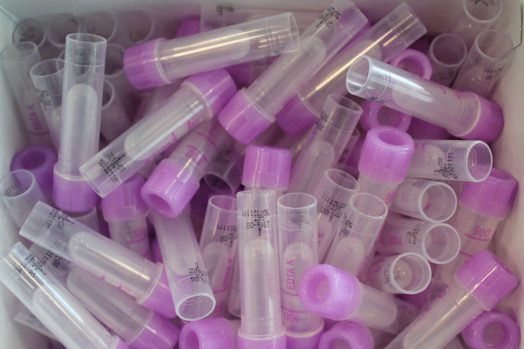 Lavender Tubes for inhouse Veterinary Hematology Antech Canada Limited