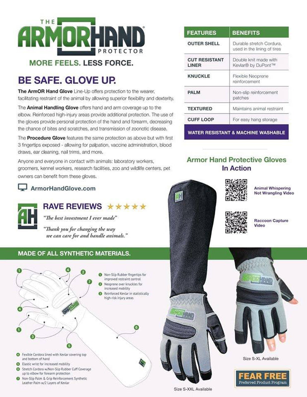 Animal Protective Gloves for Veterinary Use