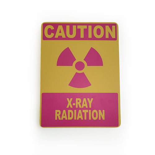x-ray safety sign for veterinary clinic